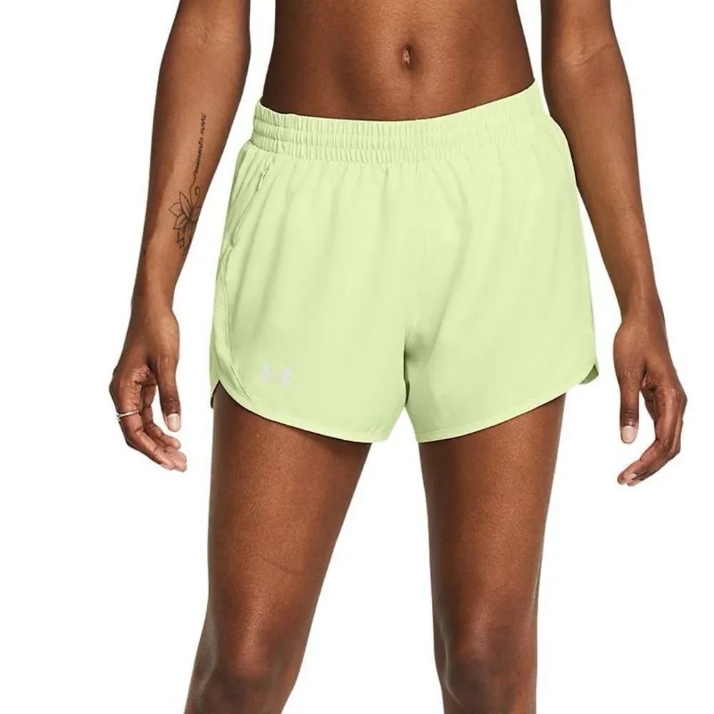 Under Armour Women’s Fly-By Shorts NEW with tags Size Large Retro Green 3”